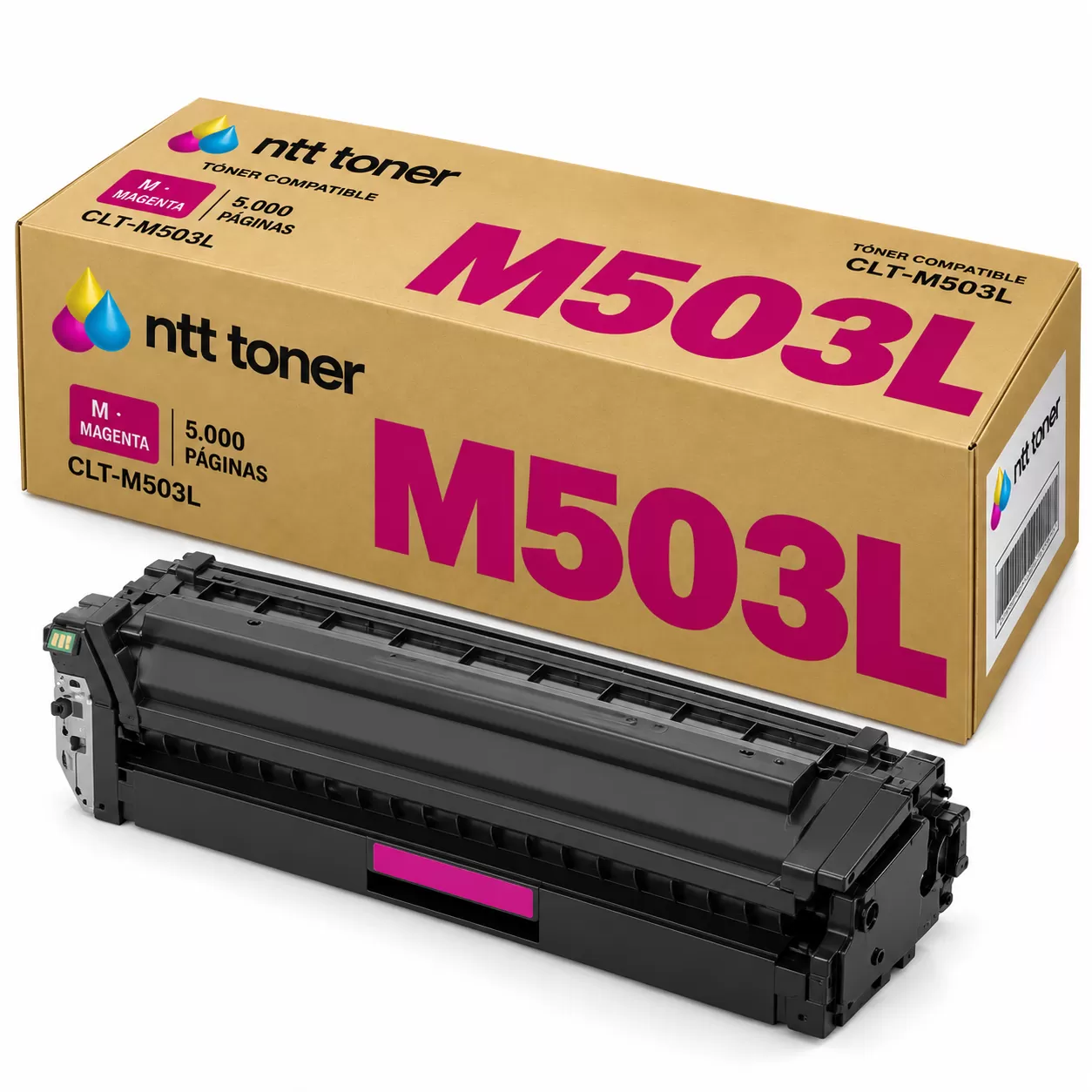 Toner Samsung CLT-M503L Magenta Compatible Toner Samsung CLT-M503L Magenta Compatible